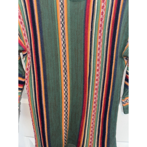 Chaps Southwestern Aztec Stripe Sweater Women's S Boho Coastal Grandma Knit Top - Picture 4 of 8